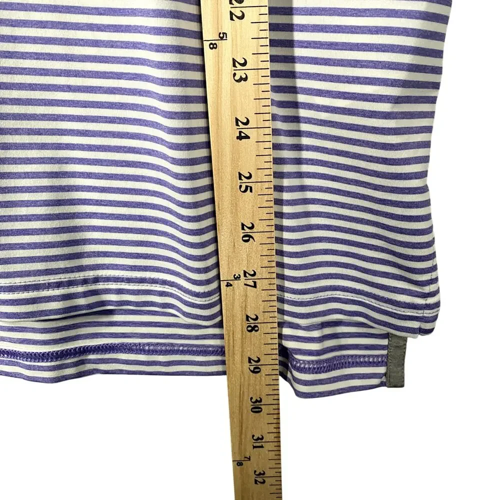 Ralph Lauren RLX Golf Polo Blue Striped Shirt Firestone Country Club Mens Large